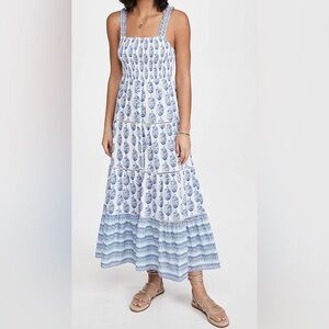 Playa Lucila smock border dress size small